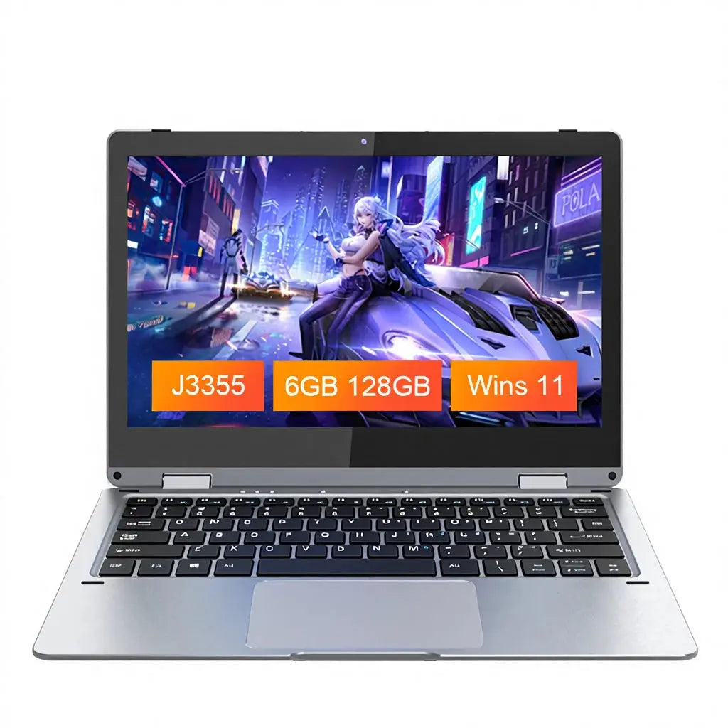 11.6-inch YOGA Touchscreen Laptop Business/Office Study; Quad-core Intel Processor; 360-degree Rotatable Screen; 2-in-1 Shakespare