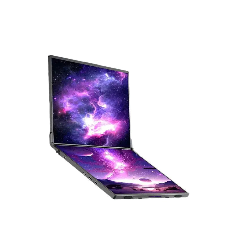 16-inch Dual-Screen Portable Display 2.5K Office Stock Designer Host Expansion Screen HD Computer Sub-Screen High Brightness Shakespare