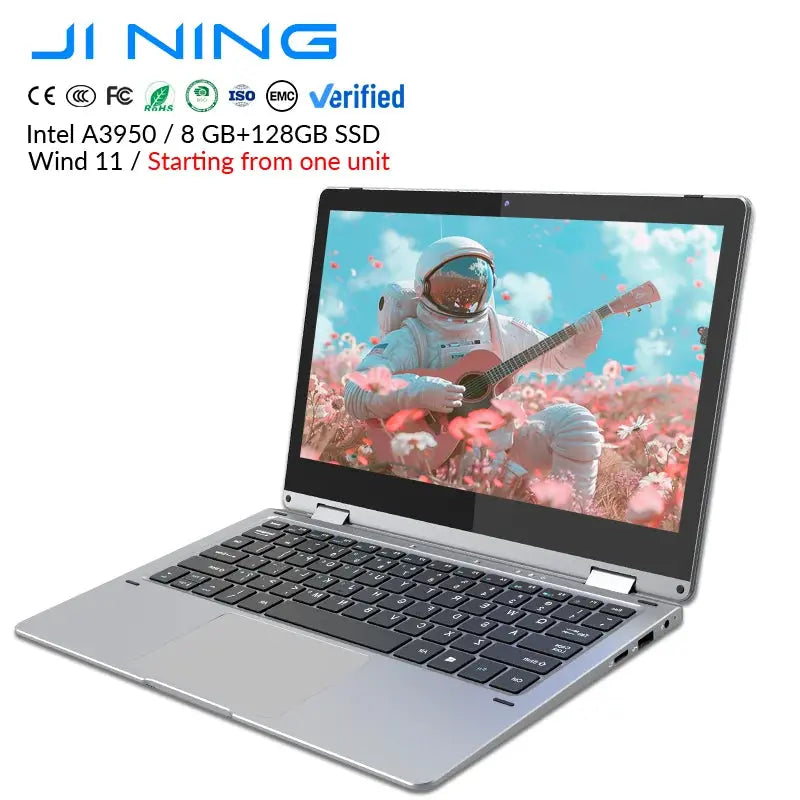 11.6-inch YOGA Touchscreen Laptop Business/Office Study; Quad-core Intel Processor; 360-degree Rotatable Screen; 2-in-1 Shakespare