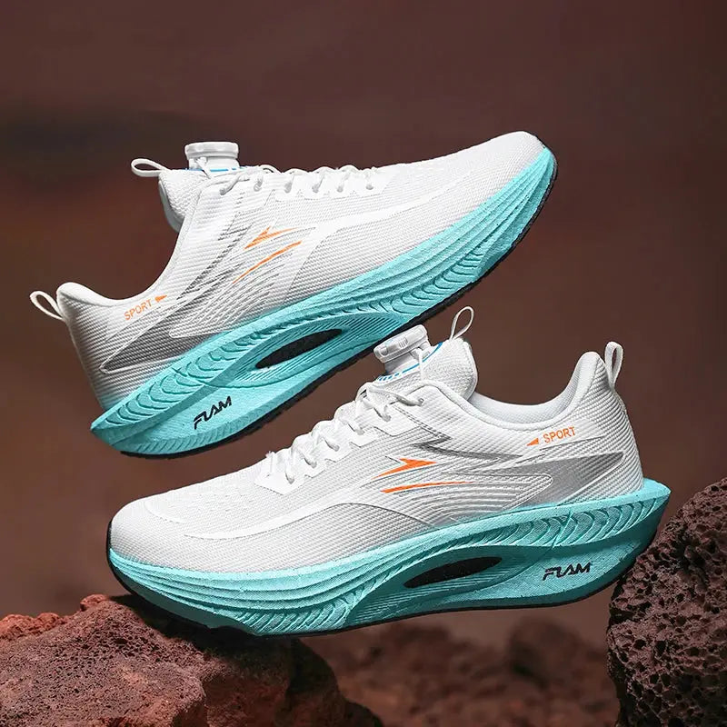 2026 Marathon Running Shoes Men Sports Air Cushion Carbon Board Breathable Lightweight Comfortable Women Athletic Sneakers New Shakespare