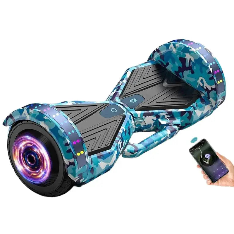 8 Inch Kid-Friendly Self-Balancing Electric Scooter for Hoverboard with 36V Lithium Battery Safe and Convenient for Kids Shakespare