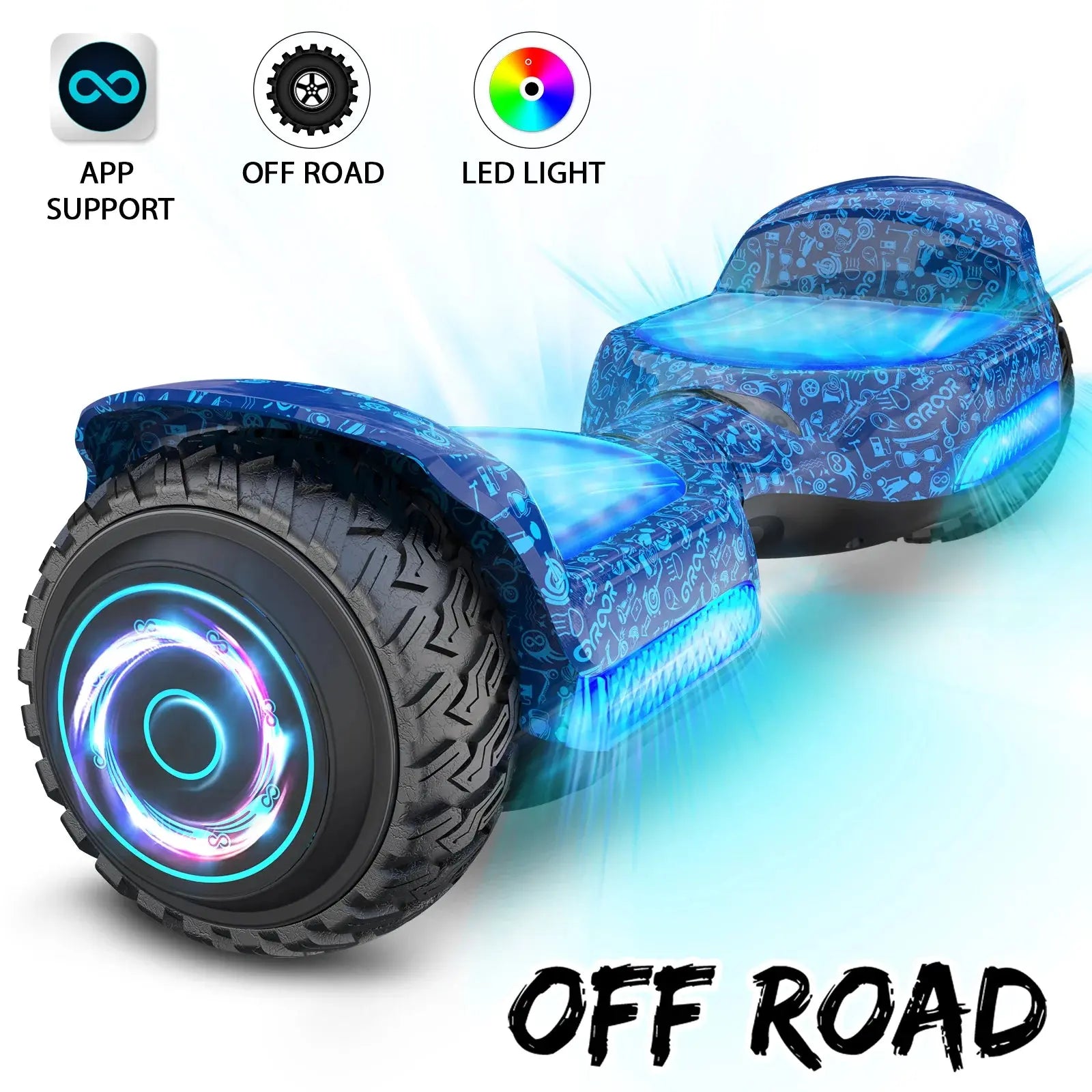 2 Wheel Electric Scooter Hoverboard for Sale 6.5 Inch Self Balance Hoverboard bluetooth with LED for Adult Shakespare