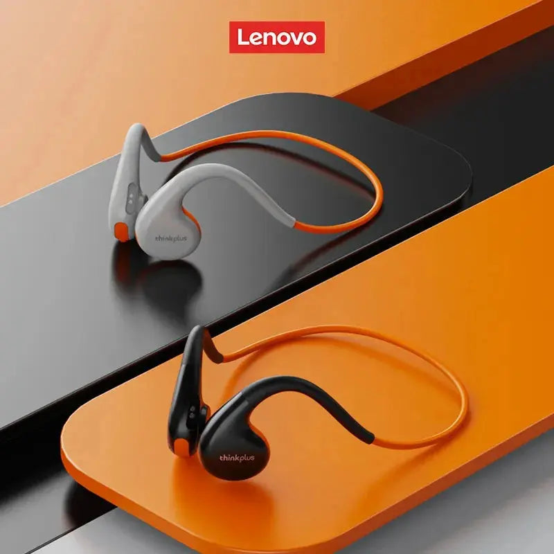Original Lenovo X7 Air Conduction Headphone Wireless Bluetooth 5.3 Earphones Bone Conduction Headset Outdoor Sports EarHook Mic Shakespare
