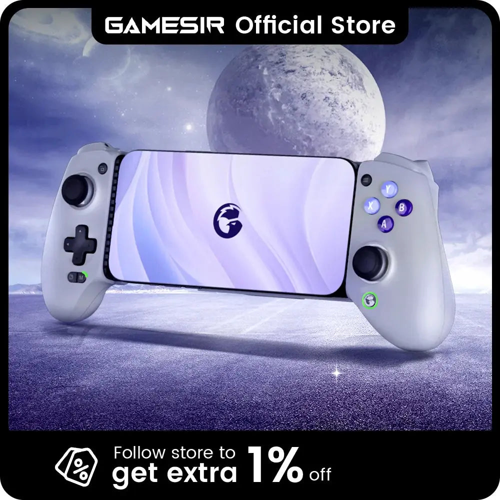 GameSir G8 Galileo Cellphone Gamepad Game Controller with Hall Effect Joystick for iPhone 15 Android Mobile Phone Cloud Gaming Shakespare