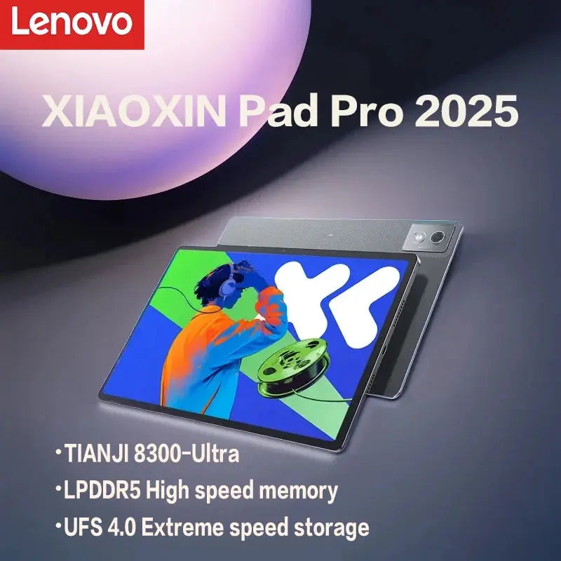 Lenovo XIAOXIN Pad Pro12.7 2025Office study gaming tablet with super interconnection Dimensity 8300 2.9K 144Hz gray Shakespare
