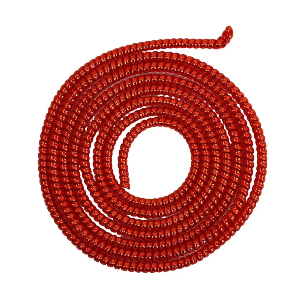 1Roll 1.6m Laser Color USB Charging Data Cable Protector Anti-break Spring Protection Rope Wire Cord Rope Earphone Bobbin Winder Shakespare