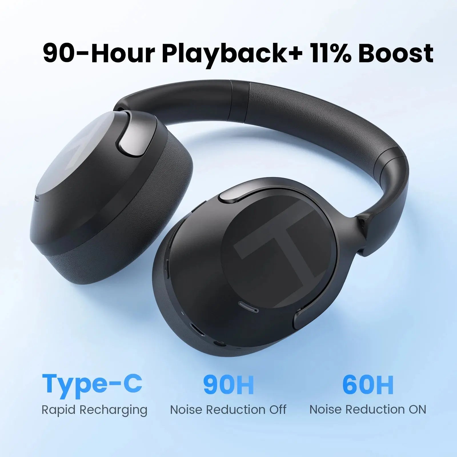 HAYLOU S40 ANC Wireless Headphone 50dB Noise Canceling Hi-Res 3D Spatial Audio Earphone with LDAC Bluetooth 6.0 Over Ear Headset Shakespare