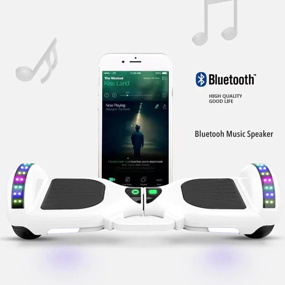 2024 New Cool Lighting Tunnel Motor Hoverboard 10inch Self Balance Scooter 700W Dual Motor For Kids And Adults Shakespare