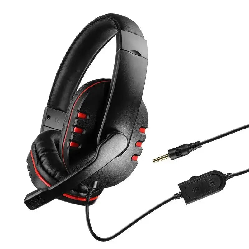 Headphones 3.5mm Wired Gaming Headset Earphones Music For PS4 Play Station 4 Game PC Chat Computer With Microphone Shakespare