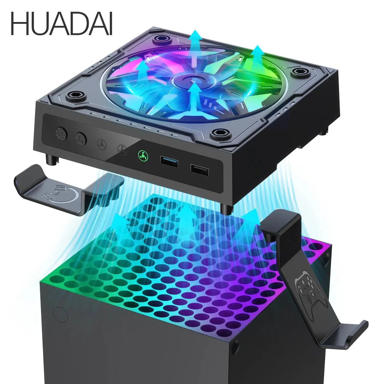 HUADAI Cooling Fan for Xbox Series X with Automatic Fan Speed Adjustable by Temperature, High Performance Cooling, Low Noise ﻿ Shakespare