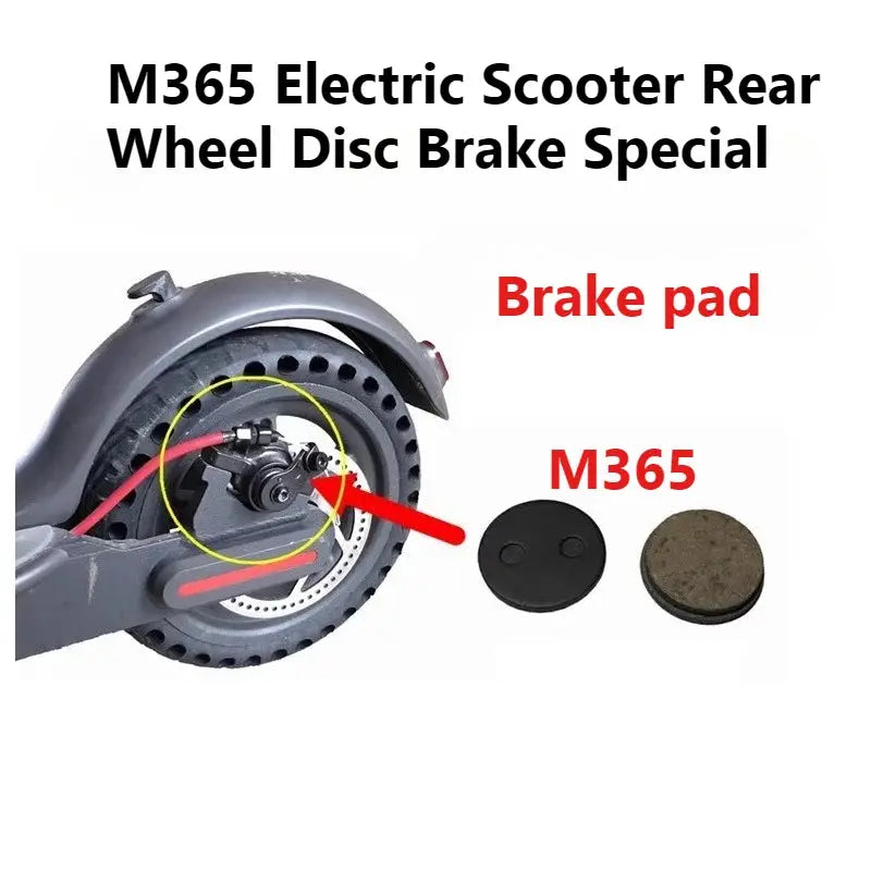 2PCS Brake Pads Suitable for M365/PRO Electric Scooter Brake Pads, Special Brake Pads for Hoverboard Rear Wheel Disc Brakes Shakespare