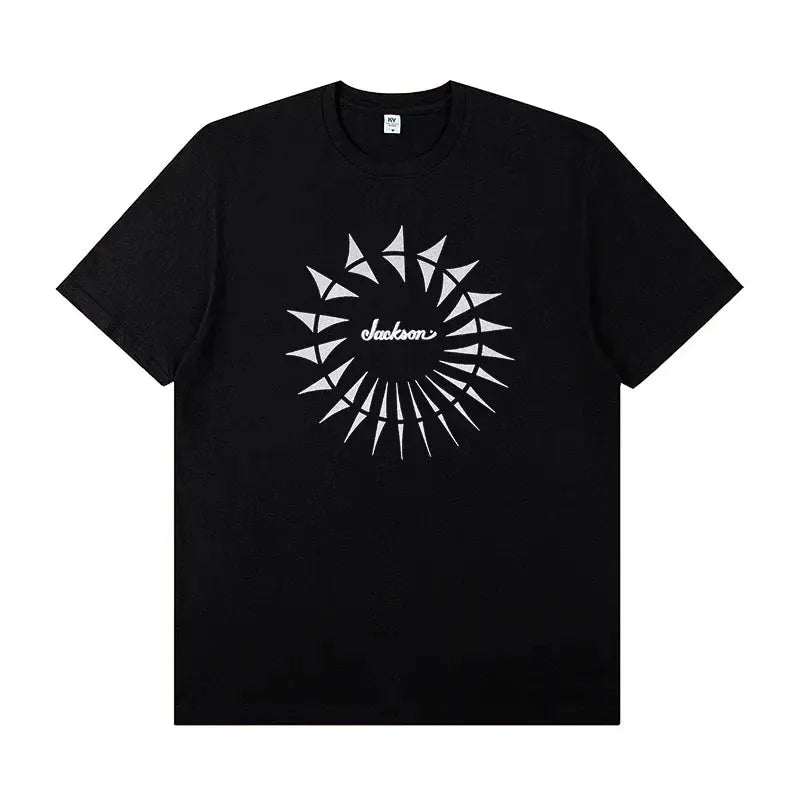 JACKSON SHARKROT Jackson Electric Guitar with Short Sleeve T-shirt Rock Band Outfit Casual T-shirt for Men and Women Shakespare