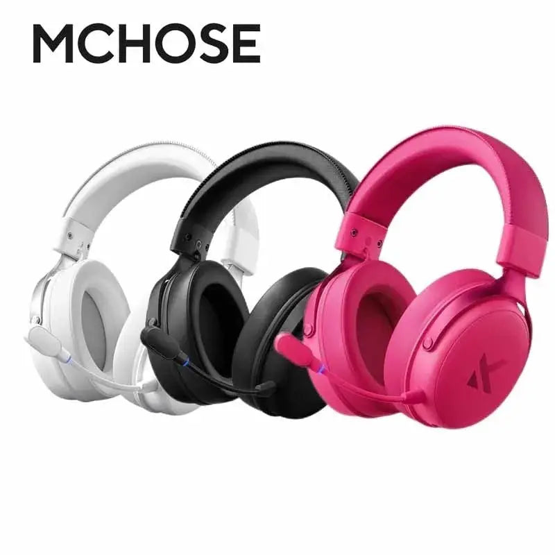 MCHOSE V9 pro E-Sports Headset with Microphone Tri-Mode Gaming USB Wireless 7.1 Channel Surround Sound Portable Audio Headphones Shakespare