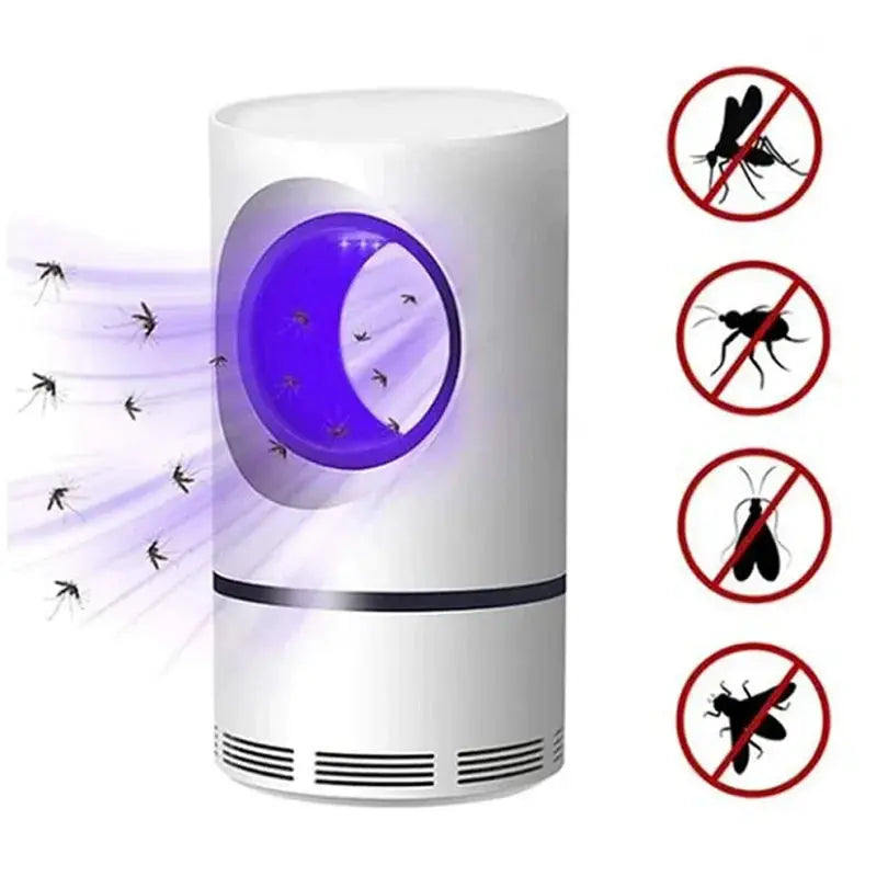 1 PC Electric Fly Bug Mosquito Insect Killer LED Light Trap Control Lamp Small Pest with USB Power Supply and Adapter Wholesale Shakespare