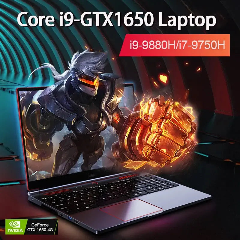 16.1 Inch Gaming Laptop Computer RTX4050 6G Intel Core i9-13900H i9-10885H windows11 RAM Max 64GB DDR4 2*M.2 NVME 4TB SSD WiFi Shakespare