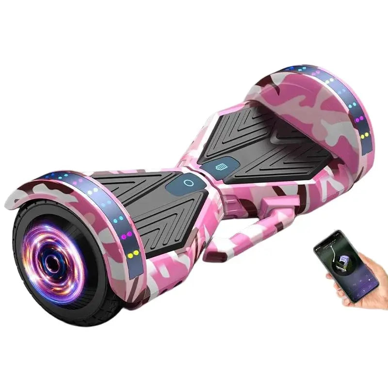 8 Inch Kid-Friendly Self-Balancing Electric Scooter for Hoverboard with 36V Lithium Battery Safe and Convenient for Kids Shakespare