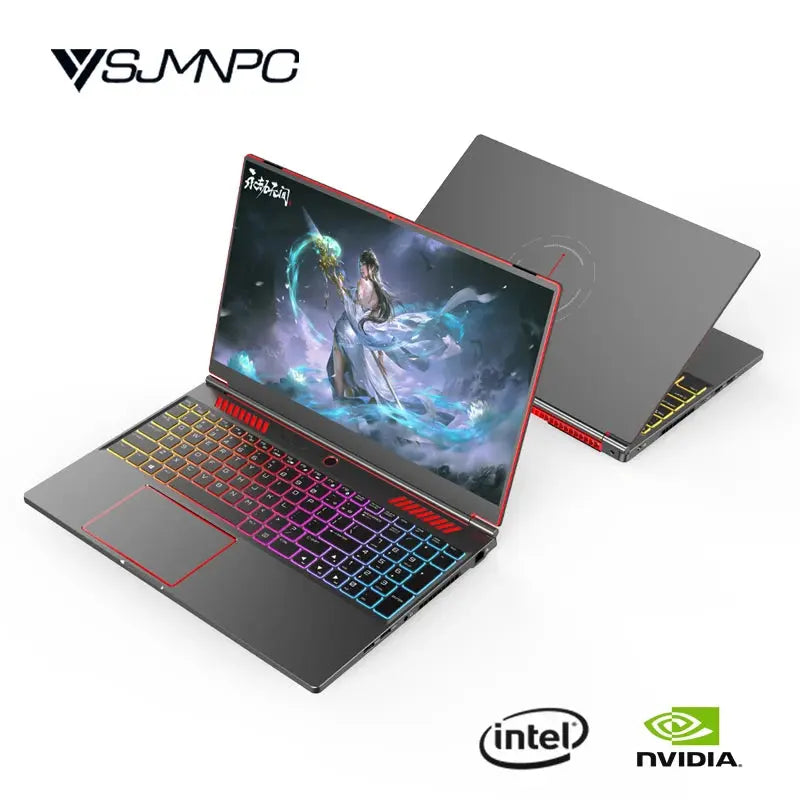 16.1 Inch Gaming Laptop Computer RTX4050 6G Intel Core i9-13900H i5-12450H windows11 por Max 64GB 2*DDR5 2*M.2 NVME 4TB SSD WiFi Shakespare