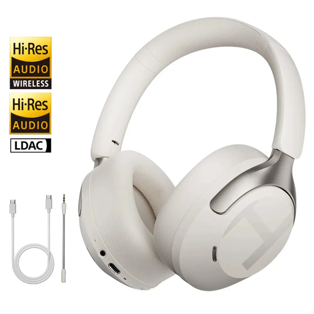 HAYLOU S40 ANC Wireless Headphone 50dB Noise Canceling Hi-Res 3D Spatial Audio Earphone with LDAC Bluetooth 6.0 Over Ear Headset Shakespare