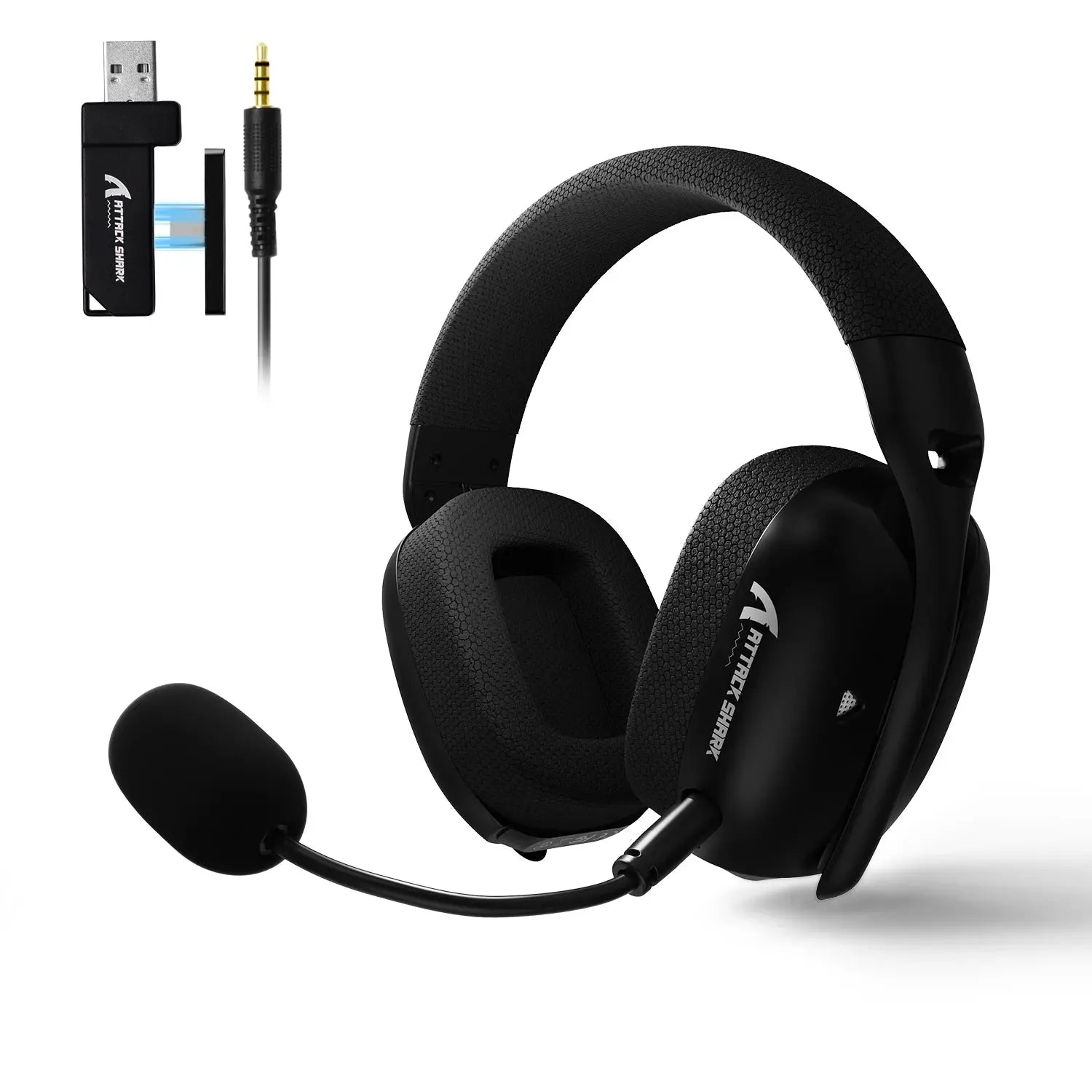 Attack Shark L80PRO Lightweight Gaming Headset Triple-Mode Connection Flexible Dual Microphones Supports PC,Mac,PS, XBOX Shakespare
