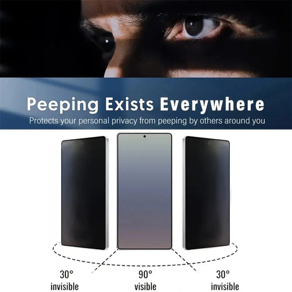 3Pcs Anti Spy Screen Protector for Samsung Galaxy S26 S25 S24 Ultra S23 S22 S21 Plus S25 S26 Edge One Click Installation Glass Shakespare