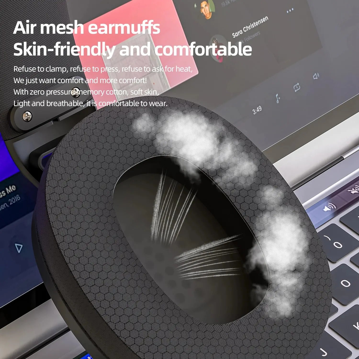 SMAILWOLF L80 Bluetooth wireless wired three-mode gaming headset laptop home lightweight headset with microphone Shakespare