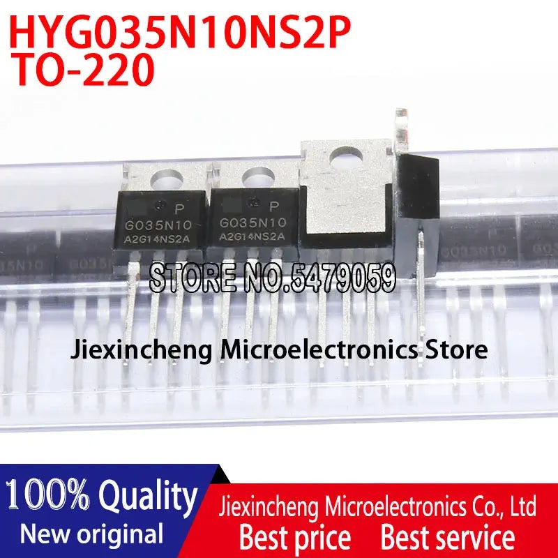 10PCS HYG035N10NS2P G035N10 G035N10P HYG035N10 HYG035N10NS3P TO220 100V180A MOSFET New Original Shakespare