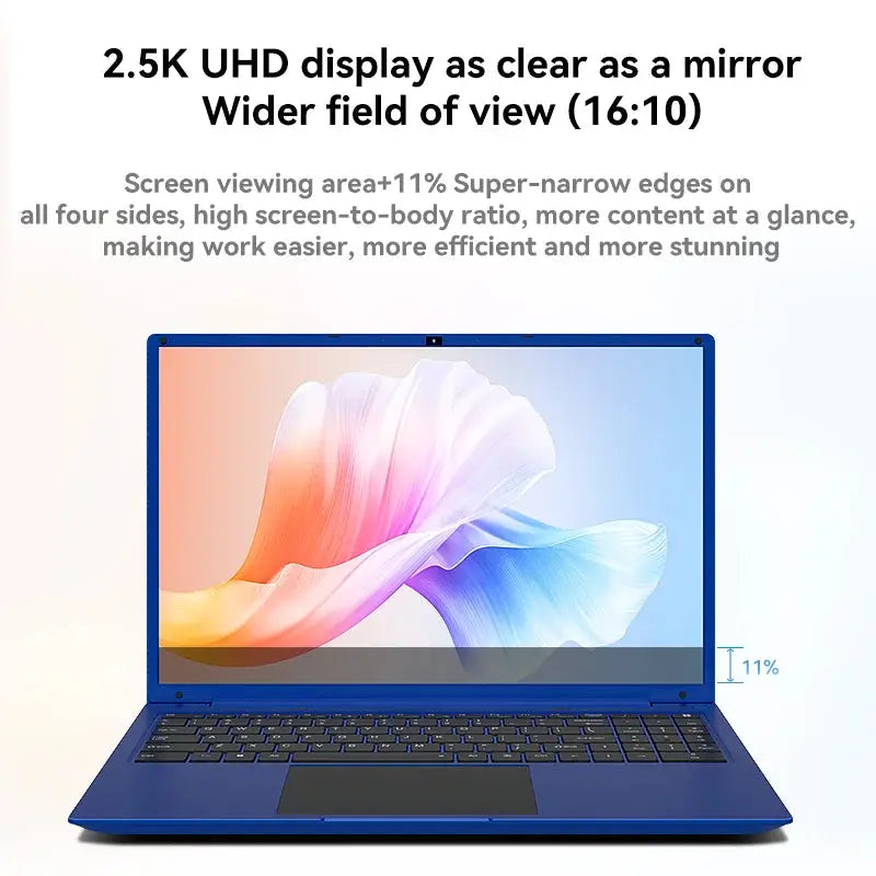 16 Inch Laptop with Intel Core i5 1240P 2.5K IPS Display Windows 11 Notebook Portable Adreamer Laptop 16GB RAM 1TB ROM SSD Shakespare