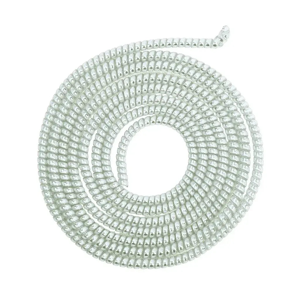 1Roll 1.6m Laser Color USB Charging Data Cable Protector Anti-break Spring Protection Rope Wire Cord Rope Earphone Bobbin Winder Shakespare